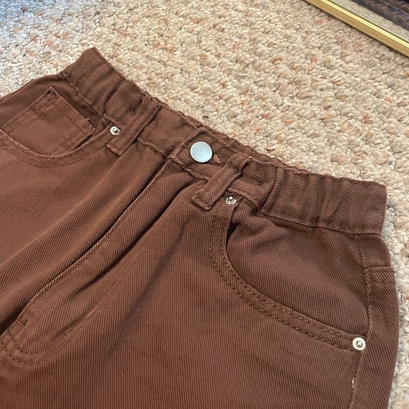 Brown high rise boyfriend jeans - Picture 3 of 6